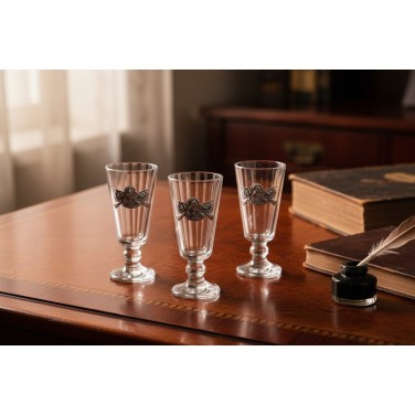 Набор хрустальных лафитников Записки охотника