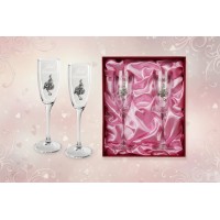 Набор фужеров для шампанского Ура, девочка