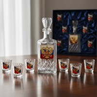Набор для водки со штофом Тайны России