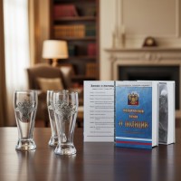 Набор стопок для водки Закон о полиции Набор стопок для водки Закон о полиции