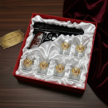 Набор для водки со штофом Убойная сила