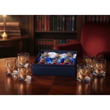 Набор бокалов для виски Триколор