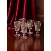 Хрустальный набор лафитников Старорусский пир