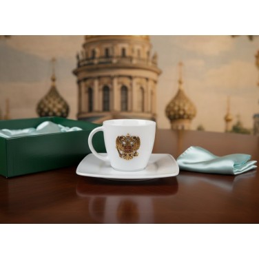 Чайная пара Державная (фарфор)