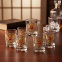Набор бокалов для виски Герб России