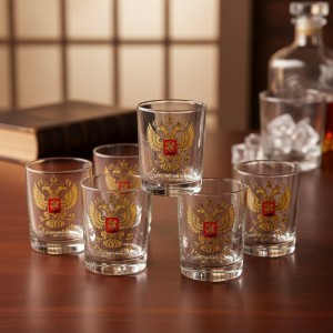 Набор бокалов для виски Герб России Набор бокалов для виски Герб России