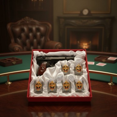 Набор для водки со штофом МВД