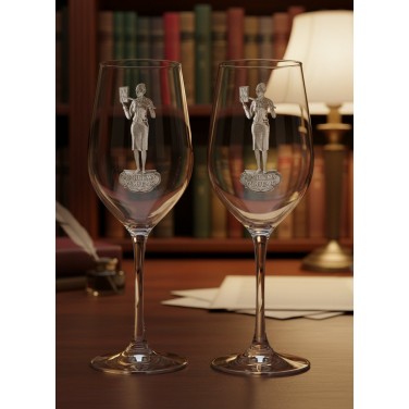 Набор бокалов для вина Лучшему учителю