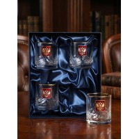 Набор бокалов для виски За Россию!