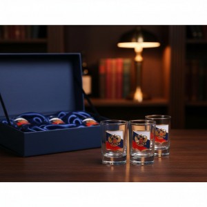 Набор стопок для водки Триколор