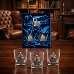Набор бокалов для виски Настоящий мужчина