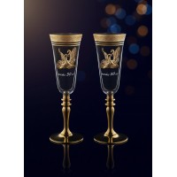 Набор фужеров для шампанского 30 лет рядом