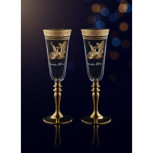 Набор фужеров для шампанского 30 лет рядом