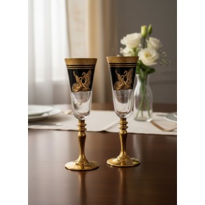 Набор фужеров для шампанского 35 лет рядом