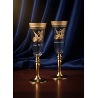 Набор фужеров для шампанского 40 лет рядом