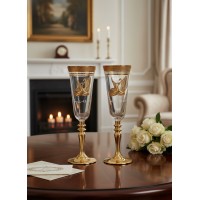 Набор фужеров для шампанского 45 лет рядом