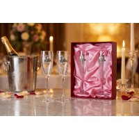 Набор фужеров для шампанского Оловянная свадьба - 10 лет