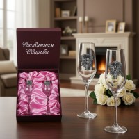 Набор фужеров для шампанского 10 лет