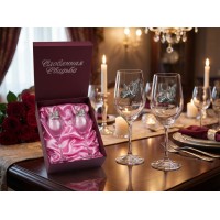 Набор бокалов для вина Вместе 10 лет