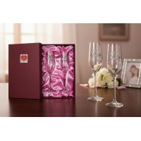 Набор фужеров для шампанского 10 лет в любви