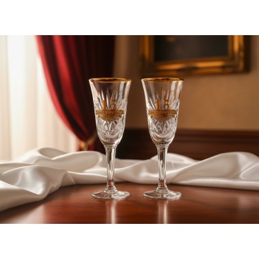 Хрустальные рюмки 15 лет вместе