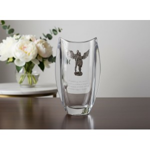 Стеклянная ваза Крылья любви