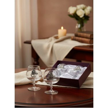 Набор бокалов для бренди 10 лет свадьбы