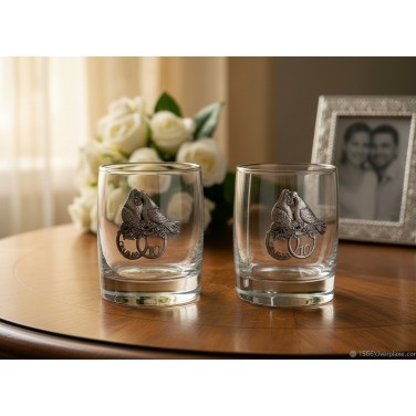 Набор бокалов для виски 10 лет свадьбы