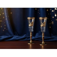 Подарочные фужеры для шампанского 15 лет Свадьбы