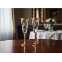 Набор фужеров для шампанского С годовщиной свадьбы