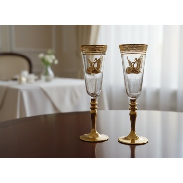 Набор фужеров для шампанского С годовщиной свадьбы