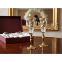 Набор фужеров для шампанского Я буду любить тебя вечно