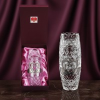 Хрустальная ваза 10 лет вместе