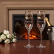 Набор фужеров для шампанского С годовщиной свадьбы