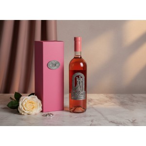 Футляр для бутылки вина Оловянная свадьба