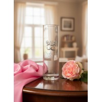 Стеклянная ваза 10 лет счастья