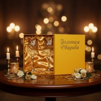 Набор бокалов для вина 50 лет вместе