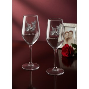 Набор бокалов для вина 25 лет вместе