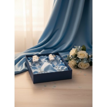 Набор бокалов для вина 35 лет вместе