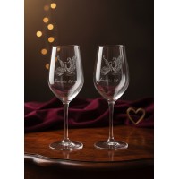 Набор бокалов для вина 20 лет вместе