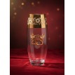 Стеклянная ваза Хрустальная свадьба
