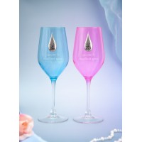 Набор бокалов для вина 10 лет - вместе до последней капли