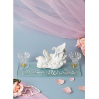 Набор подсвечников Фарфоровая свадьба