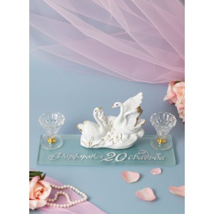 Набор подсвечников Фарфоровая свадьба