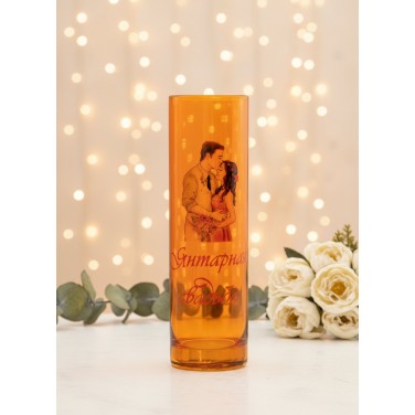 Стеклянная ваза 34 года вместе