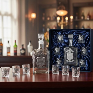 Набор для водки со штофом Полиция