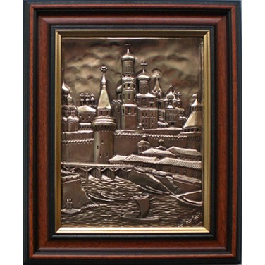 Картина из металла Старая Москва
