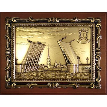 Картина из металла Дворцовый мост