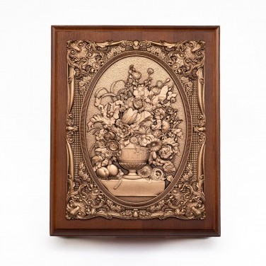 Ключница Цветы в вазе малая 