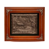 Деревянная ключница Домик охотника Деревянная ключница Домик охотника